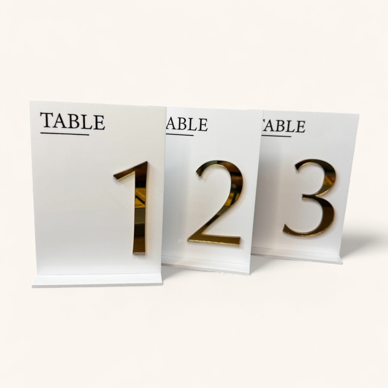 Table Numbers
