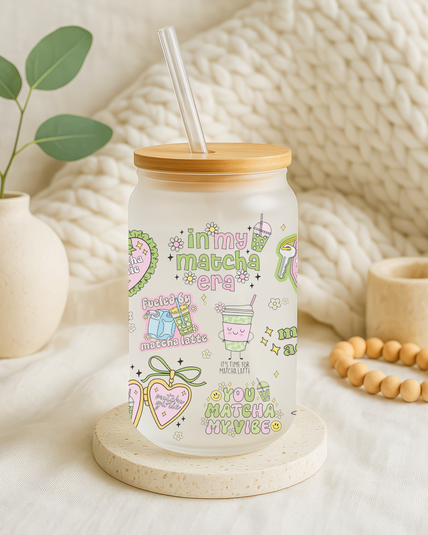 Glass Cup 16 Oz - Sublimate