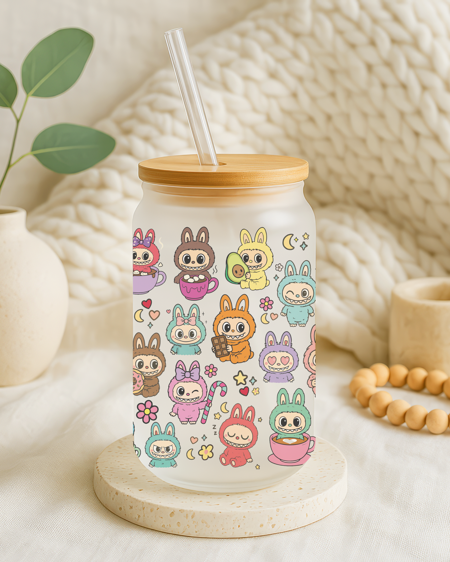 Glass Cup 16 Oz - Sublimate
