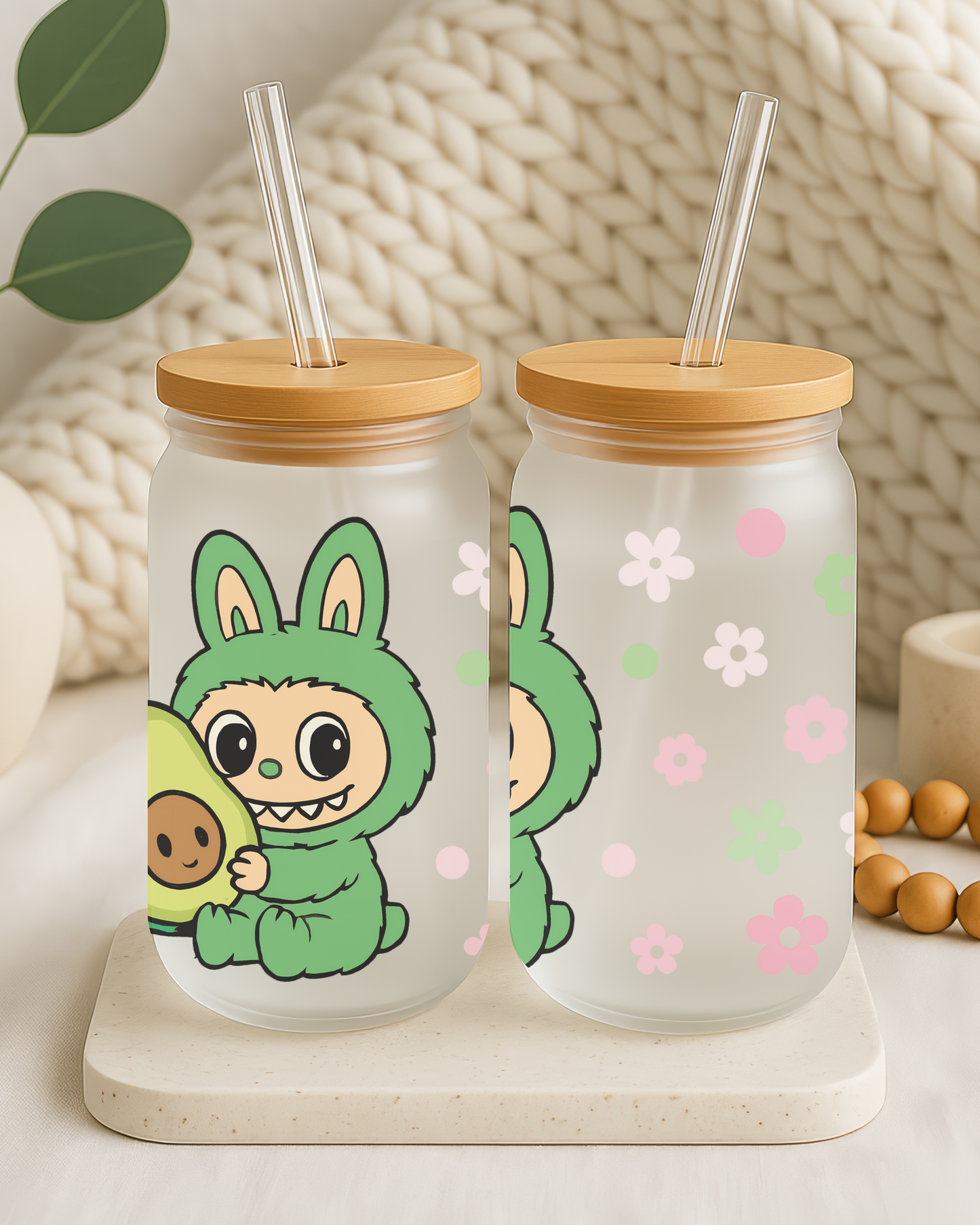 Glass Cup 16 Oz - Sublimate