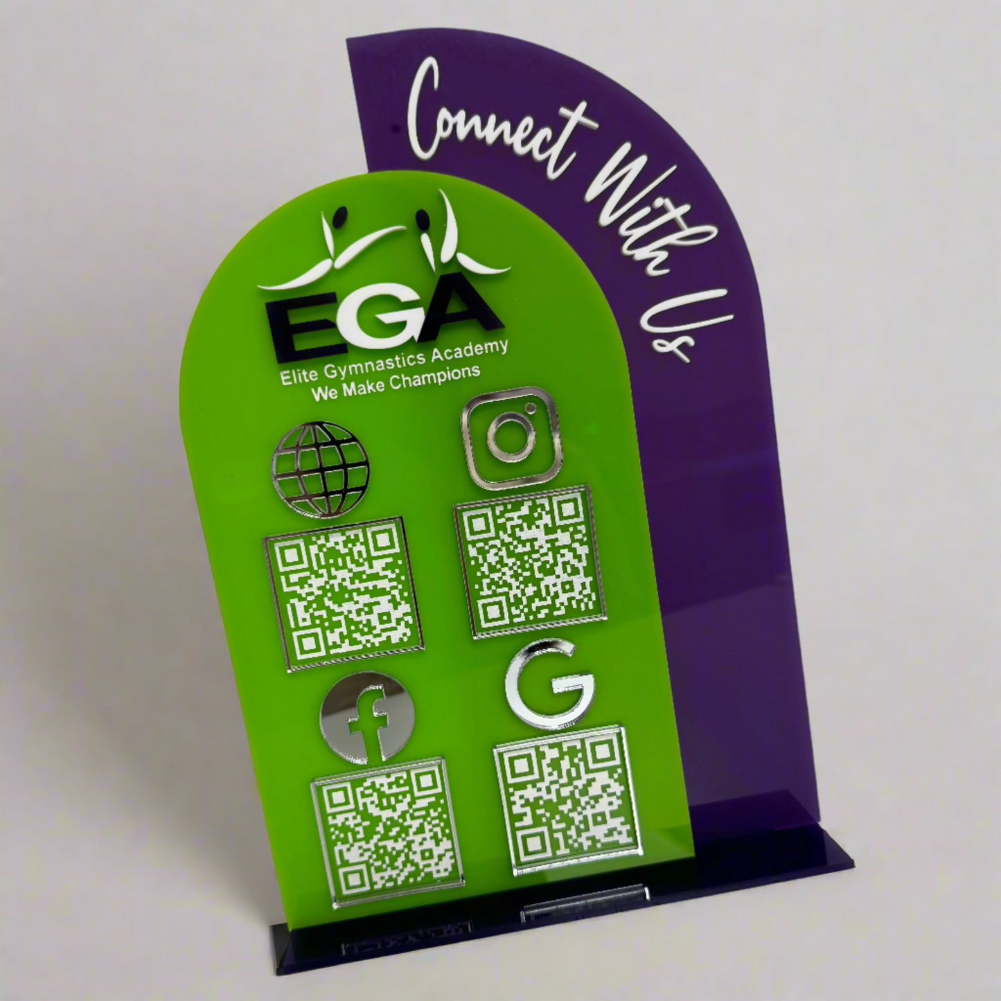 QR code Desk Sign