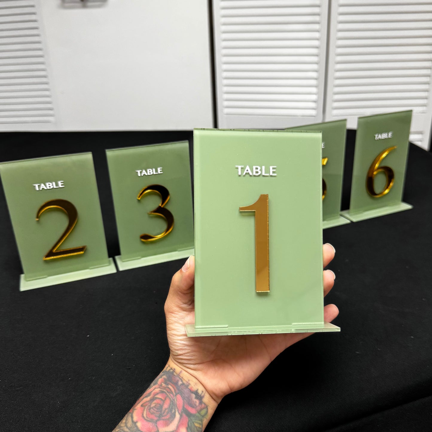 Table Numbers