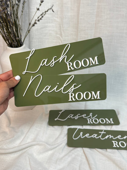 Beauty Salon Door Sign