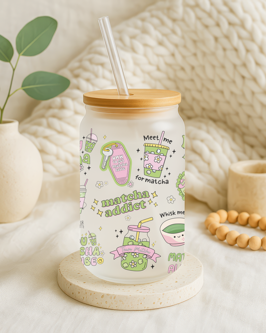 Glass Cup 16 Oz - Sublimate